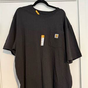 Carhartt Men's Classic Black Tee with Pocket
